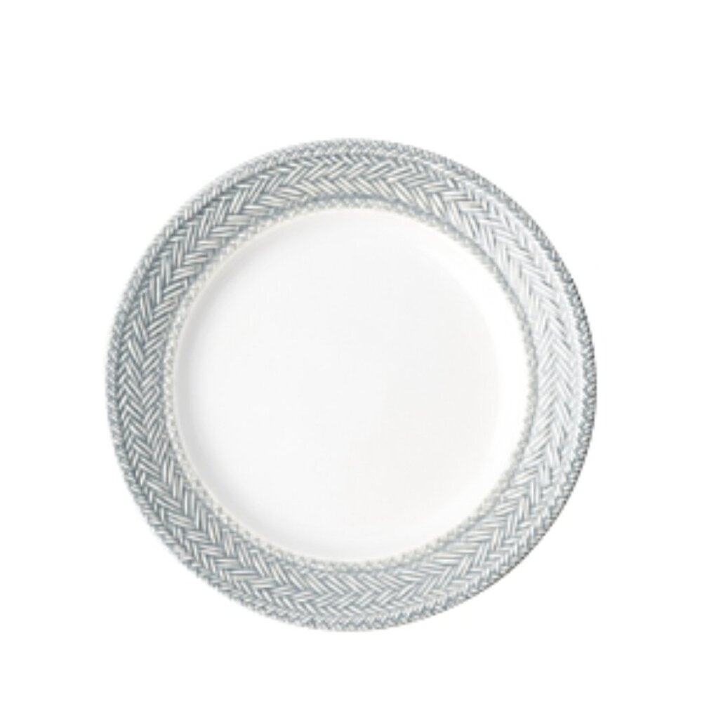 Juliska Ceramics Le Panier Mist (Grey) Salad/Dessert Plate